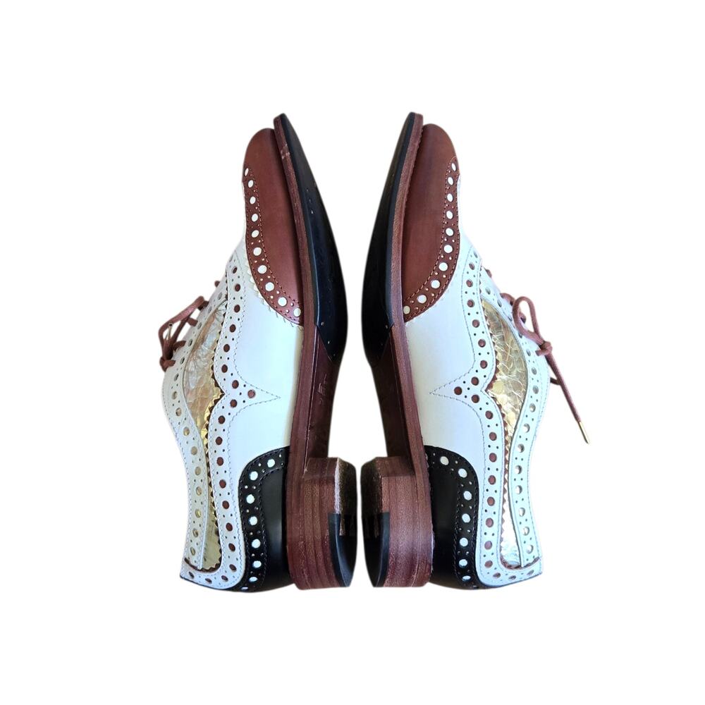 The Office of Angela Scott Mr. Doubt Oxford Brogue Loafers 38.5 US 8.5 - Picture 5 of 11
